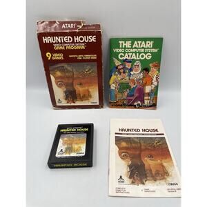 Atari 2600 Haunted House Video Game Complete In Box!
